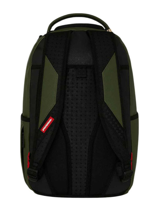 Sprayground Ученическа Раница За Гимназия U Shark Central Embossed Green Nylon
