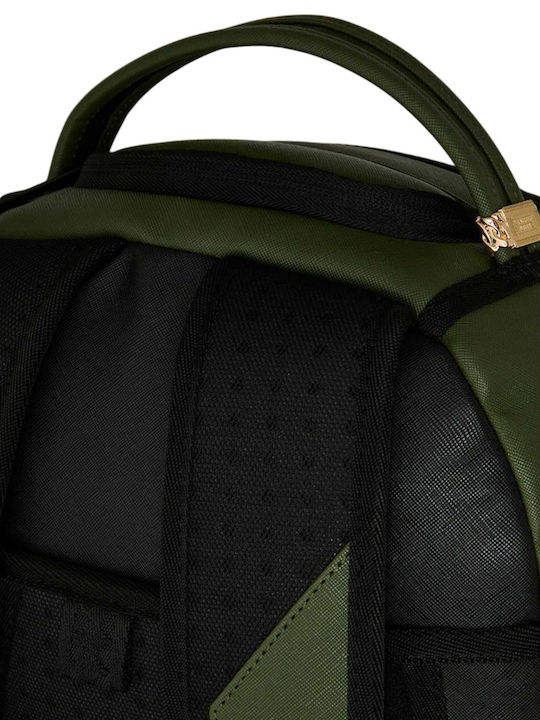 Sprayground Ученическа Раница За Гимназия U Shark Central Embossed Green Nylon