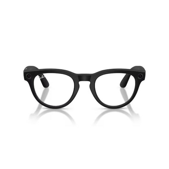 Ray Ban Meta (Gen 2) Headliner Filtru de lumină albastru-violet transparent Ochelari inteligenți Negru Mat