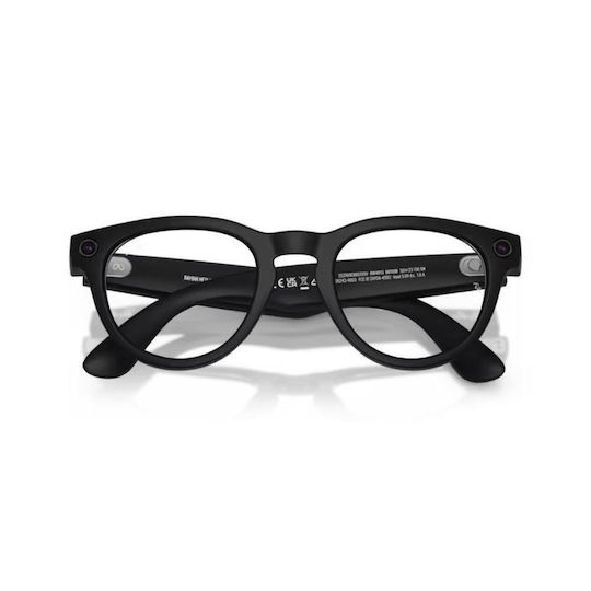 Ray Ban Meta (Gen 2) Headliner Filtru de lumină albastru-violet transparent Ochelari inteligenți Negru Mat