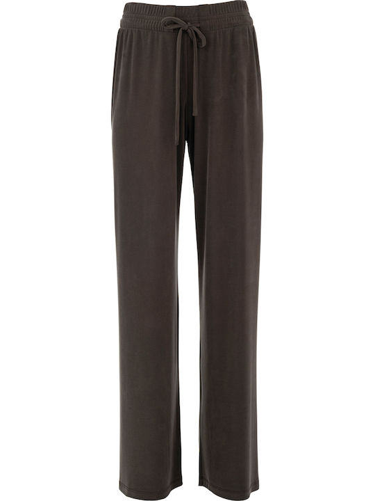 Damenhose Dunkel Khaki