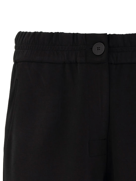 Women's Ribbed Trousers Black