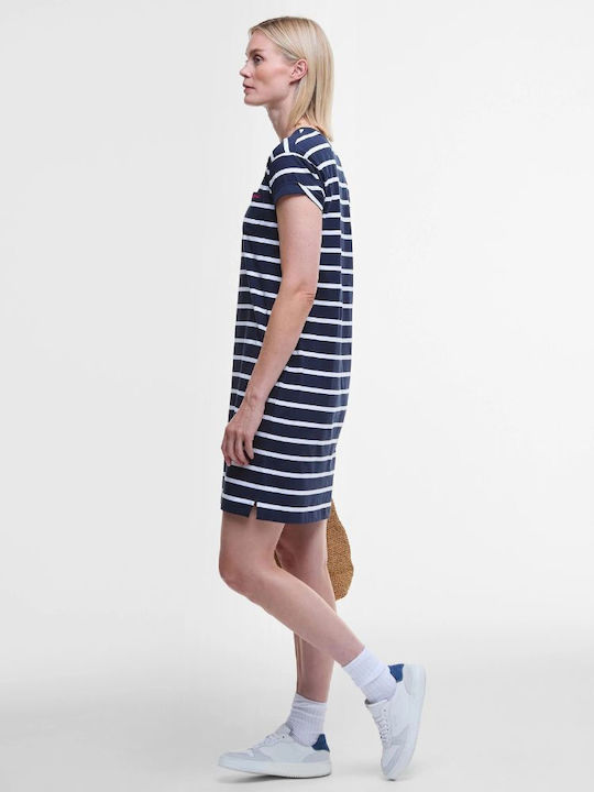 Summer Midi T-Shirt Dress Perfect Navy