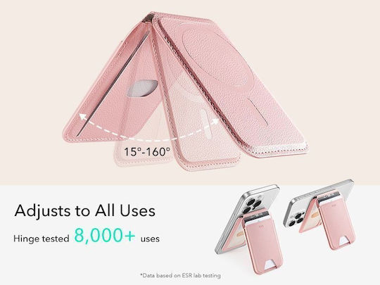 Esr Magsafe Aura Wallet Fold Stand Bublegum Pink