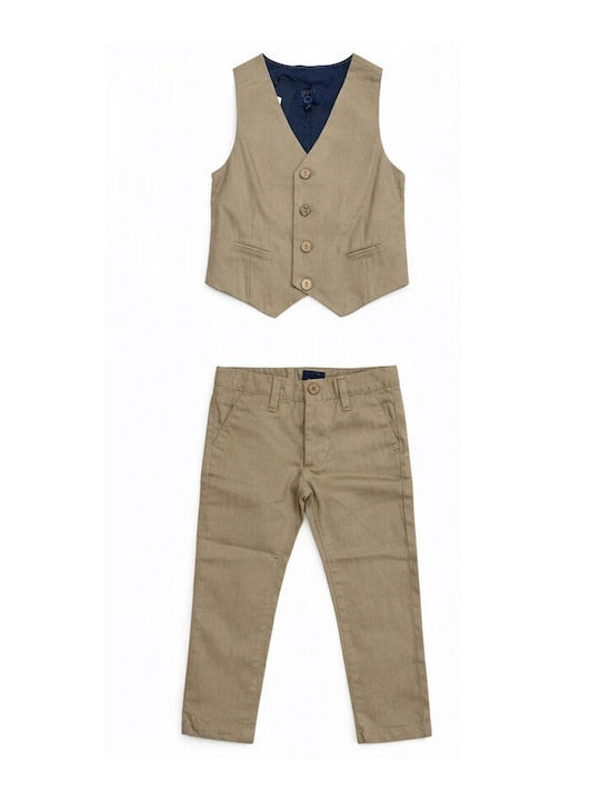 Kids Beige Vest