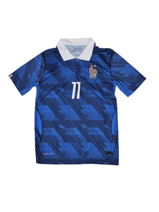 Football Jersey Olise France National Team Mundial 2026 Blue Balón De Oro Blue Unisex Ab193