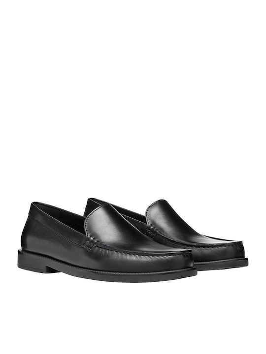 Recanati Leder Herren Mokassins in Schwarz Farbe