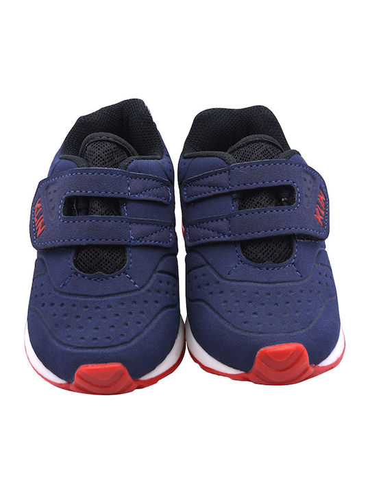 Kids Sneakers Anatomic with Hoop & Loop Closure Blue