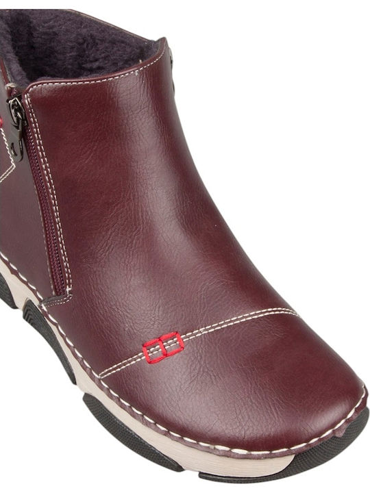 Women's Ankle Boots Red