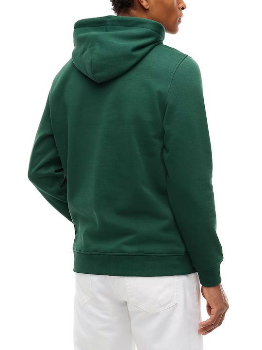 Tommy Hilfiger Hanorac cu glugă Alb-Verde