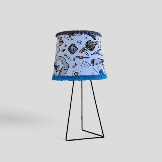 Kids Table Lamp Maths Physics Dimensions 25*15*13 E27 Oxygen Lampshades