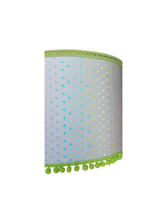 Neon Dots Διαστάσεις Κρεμαστό Φωτιστικό Γκρι με Ντουί E27 30x20εκ.