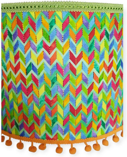 Oxygen Deckenleuchte Grün mit Lampenbirnensockel E27 35x25cm