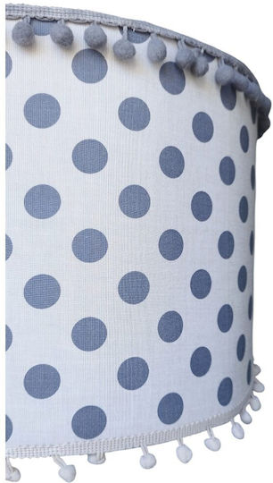 Dots Pon Pon Bază Lampadar De Podea Cu Dulie Pentru Bec E27 Gri