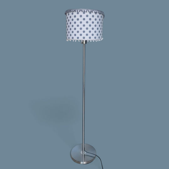 Dots Pon Pon Bază Lampadar De Podea Cu Dulie Pentru Bec E27 Gri