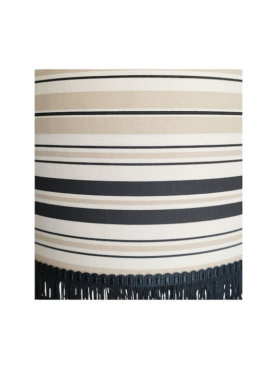 Stripes Base Διαστάσεις Φωτιστικό Δαπέδου με Ντουί για Λαμπτήρα E27 Μαύρο