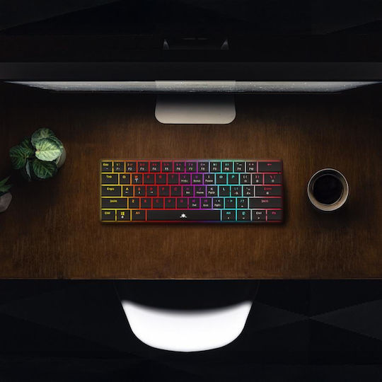 White Shark MECH Gaming Mechanical Keyboard 60% with RGB Lighting (English US)