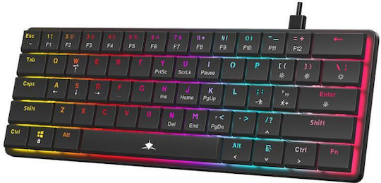 White Shark MECH Gaming Mechanical Keyboard 60% with RGB Lighting (English US)