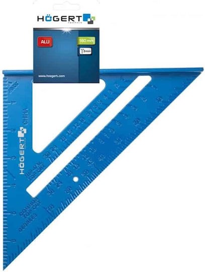 180mm Zimmermannsmaß mit Aluminiumkörper Metrisch Imperial Markierungen
