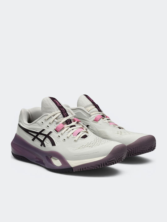 ASICS Gel-Resolution X Women's Tennis Shoes for Clay Courts Grey