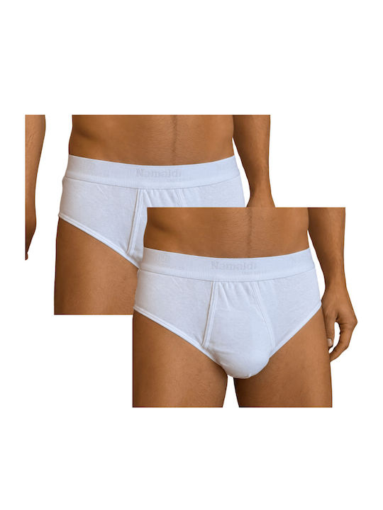Мъжки слипове Бели с Отпечатани 2Pack