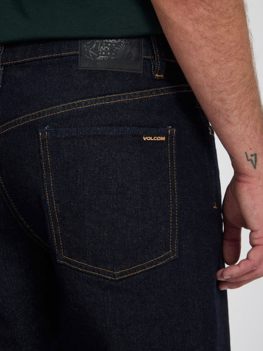 Fivedown Men's Jeans Pants Relaxed Tapered Fit Raw