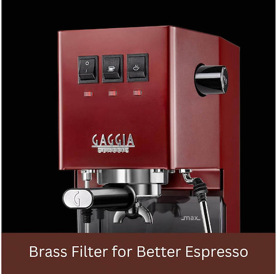 Gaggia Classic Evo V24 Μηχανή Espresso 1300W Πίεσης 15bar 2023 RI9481/12