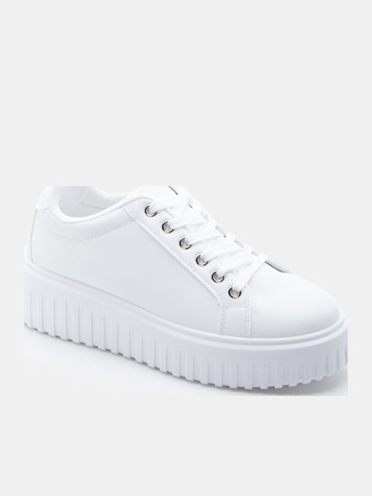 Women's Flatforms Sneakers White
