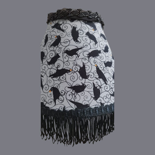 Crows Tischlampe für Nachttisch E27 mit Schwarzem Hut und Gelber Basis