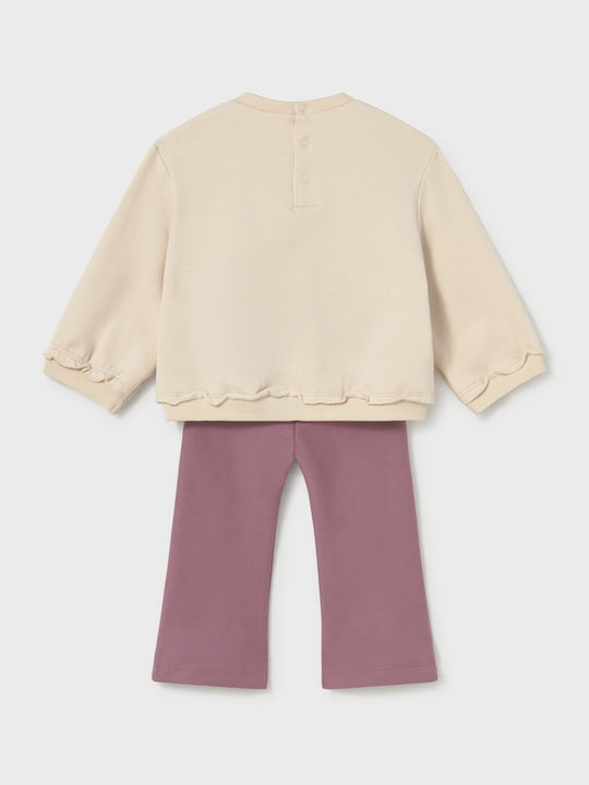 Mayoral Kinderbekleidungsset mit Leggings Winter 2 Stück Violett Mayoral Kinderbekleidungsset mit Leggings Winter 2 Stück Violett