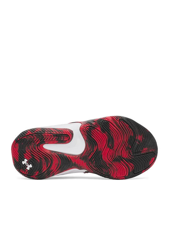 Kids Sports Shoes Basketball with Laces Red