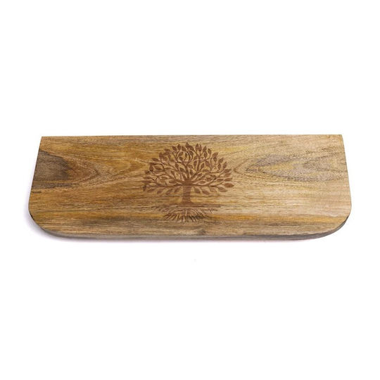 Yogi & Yogini Zusammenklappbarer Meditationshocker aus Mango Holz Tree Life 48x18cm