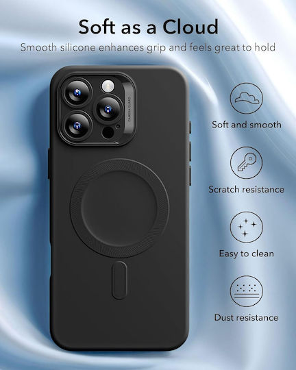 ESR Cloud Halolock Back Cover Plastic Negru (iPhone 16 Pro)