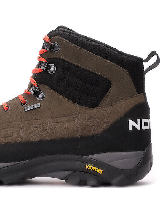 Northfinder Men's Hiking Waterproof Green Boots