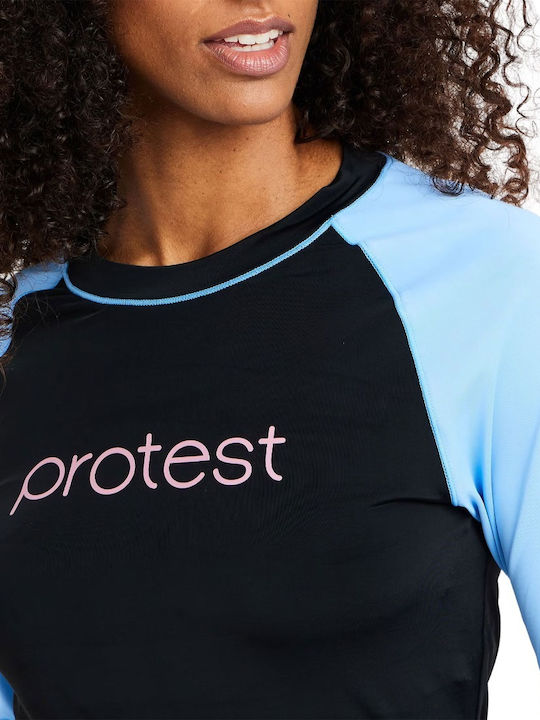 Protest Rashguard Women's Long Sleeve Sun Protection Shirt Black