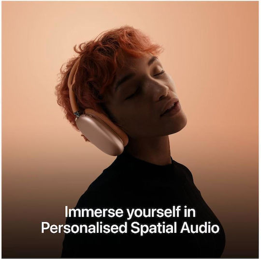 Apple AirPods Max (2024) Ασύρματα / Ενσύρματα Over Ear Ακουστικά με 20 ώρες Λειτουργίας και Quick Charge Midnight