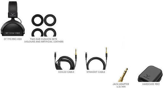 BeyerDynamic DT1770 Pro MKII Жични Over Ear Слушалки Черни