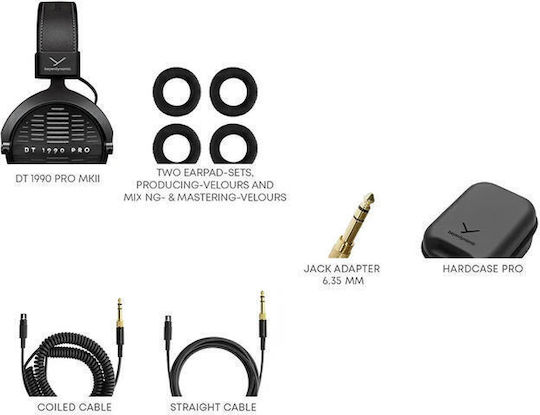 BeyerDynamic DT 1990 PRO MK II Ενσύρματα Over Ear Ακουστικά Ασημί