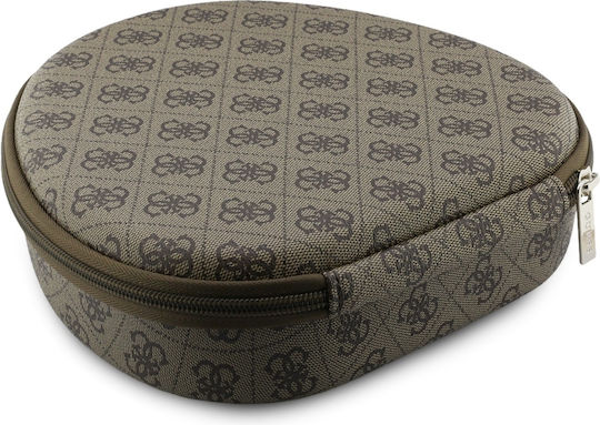 Guess 4G Triangle Logo Kabellose Bluetooth Über Ohr Kopfhörer Braun