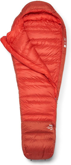 Rab Schlafsack Einzeln Alpine Long Dunkle Horizon/Toskanische Rote