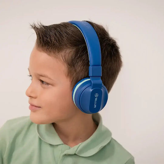Tellur Buddy Безжични / Жични On Ear Слушалки с 25 часа Работа Сини
