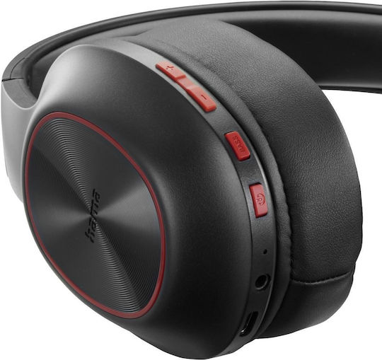 HAMA Spirit Calypso III Ασύρματα / Ενσύρματα Over Ear Ακουστικά με 60 ώρες Λειτουργίας Μαύρα