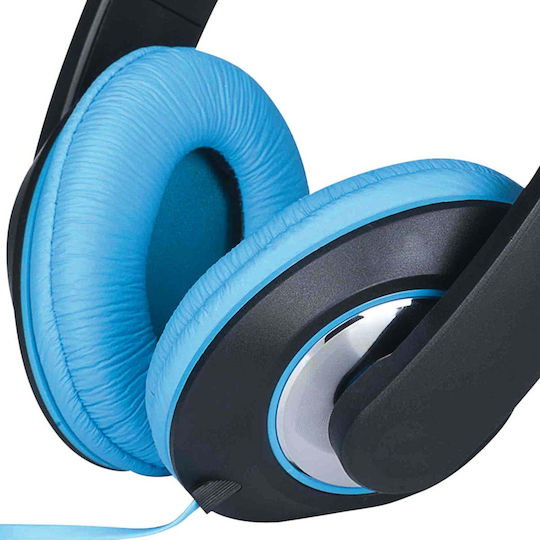 Grundig Wired Over Ear Headphones Blue