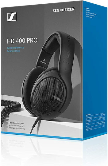 Sennheiser HD-400 Pro Ενσύρματα Over Ear Ακουστικά Μαύρα