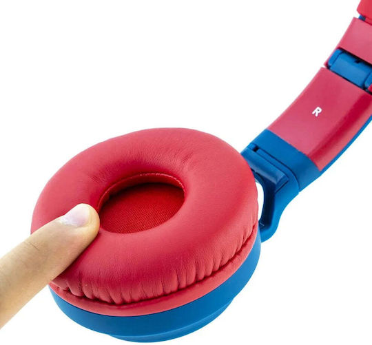 PowerLocus Buddy Ασύρματα Bluetooth Παιδικά Over Ear Ακουστικά Μαύρα