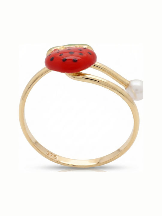 Kiriakos Gofas Kids Ring From 9K Gold PDX151