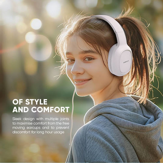 Sonic Gear Airphone 3 Безжични / Жични Over Ear Слушалки с 8 часа Работа и Бързо Зареждане Черни