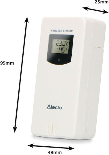Alecto WS-1560 Безжичен Метеорологичен Станция Цифров Настолен