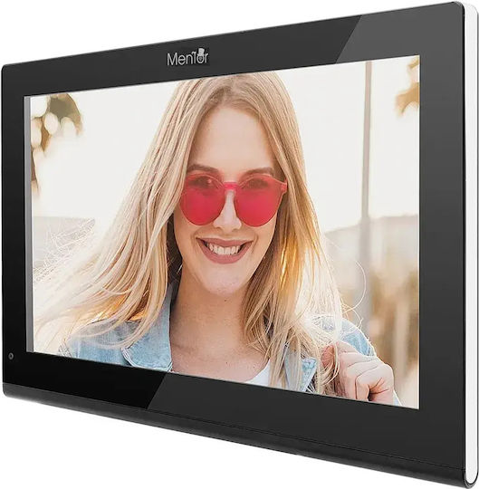 Smart Video Interfon Mentor Svk4103b 4 Fire Wi-Fi Card Pin Tuya App 10 Inch Ips Dvr Ahd 2mp Ik07 Negru