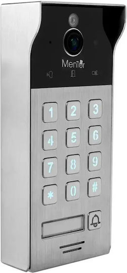 Smart Video Interfon Mentor Svk4103b 4 Fire Wi-Fi Card Pin Tuya App 10 Inch Ips Dvr Ahd 2mp Ik07 Negru